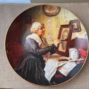 Norman Rockwell Small Plate